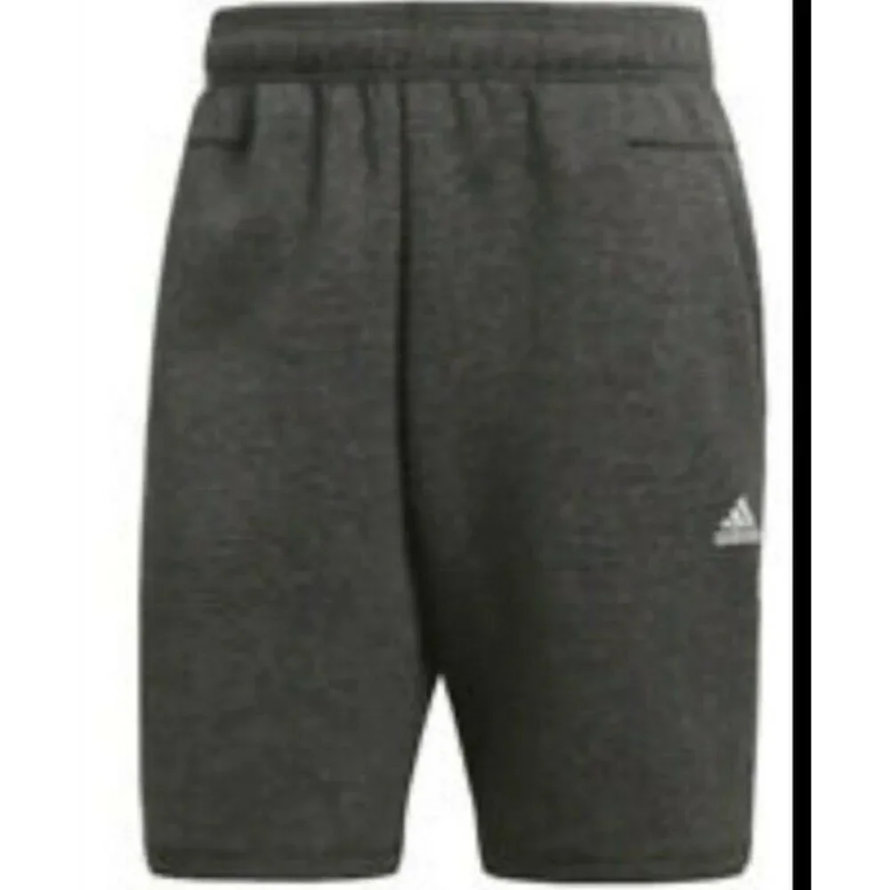 Adidas Mens Charcoal Elastic Waist Pull On Activewear Athletic Shorts Size‎ XL